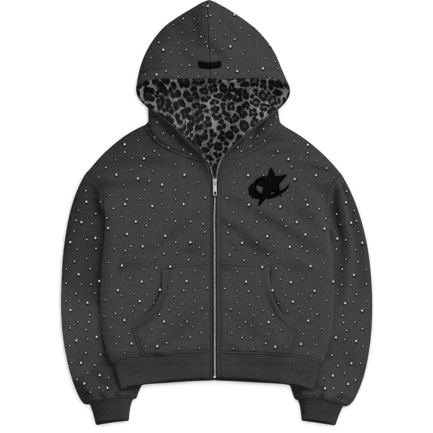Leopard Zip Hoodie (VVS Edition)