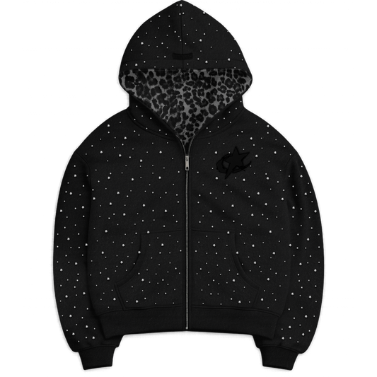 Leopard Zip Hoodie (VVS Edition)